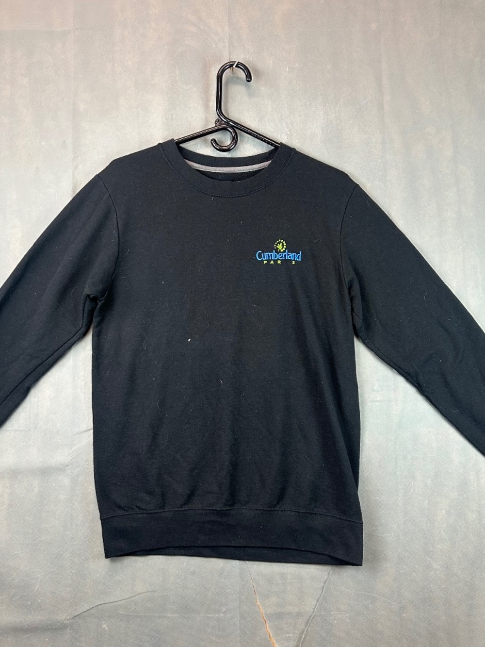 Cumberland Farms Cumby's Womens Size Medium Sweatshirt Employee Black